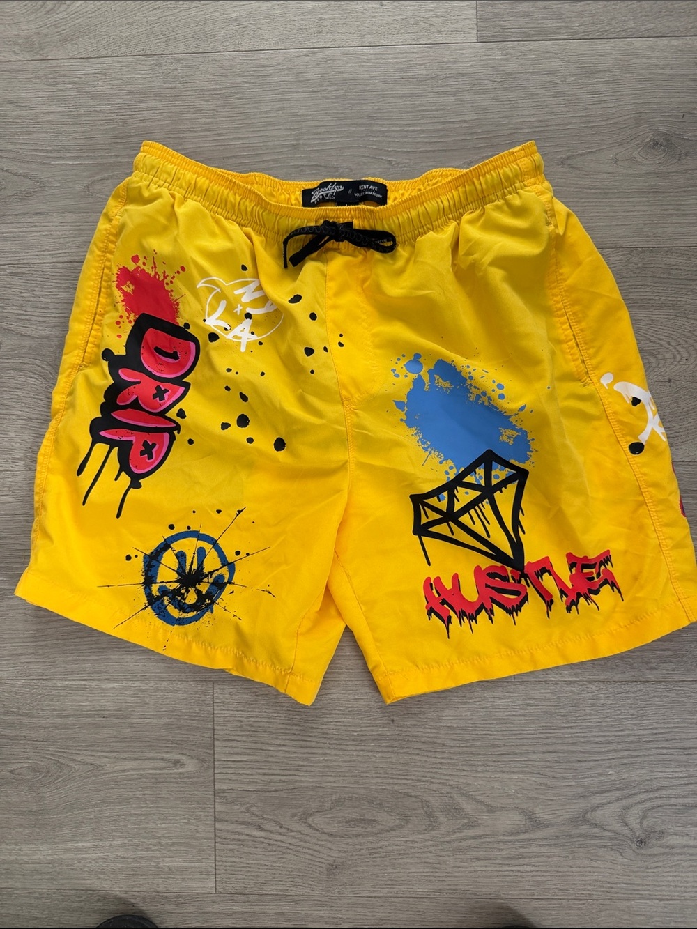 Brooklyn Cloth “Hustle/Drip Graphic Shorts